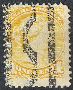 Canada Small Queen #35 Precancel U-35-V  (L249)