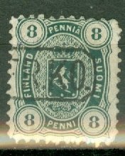 DV: Finland 19 used special octagonal franco cancel CV $90+