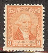 #714, Washington Bicentennial 9c Mint Never Hinged