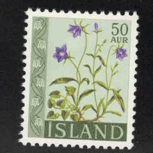 ICELAND Scott 329 MNH** 1962 Flower stamp