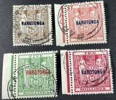 COOK ISLANDS # 80-83--USED---COMPLETE SET---1931