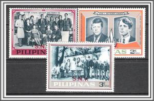 Philippines John Kennedy Specimen Set Souvenir Sheet MNH