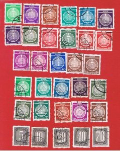 Germany(DDR)   #O1-O32   VF used  Official Stamps w/O22a  Free S/H