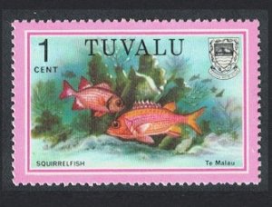 Tuvalu Squirrelfish 1c 1979 MNH SG#105