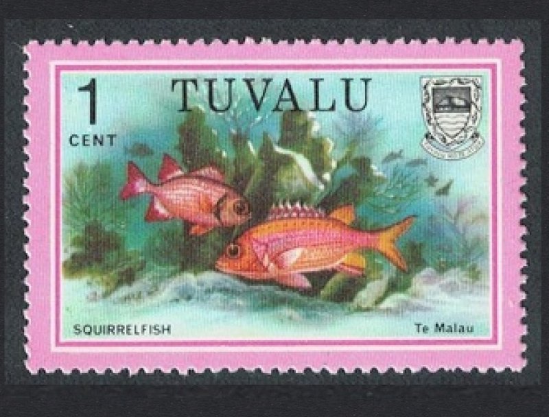 Tuvalu Squirrelfish 1c 1979 MNH SG#105