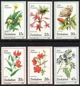 Zimbabwe Sc #582-587 MNH