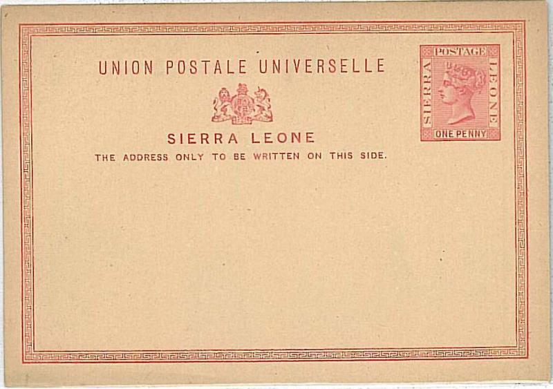 LIONS - POSTAL STATIONERY: SIERRA LEONE