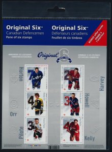 Canada 2786 MNH NHL Ice Hockey, Original Six Canadian Defencemen, Sports