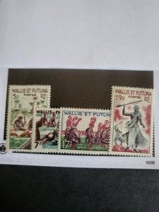 Stamps Wallis and Futuna Islands 154-7  hinged