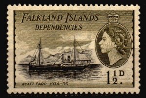 Falkland Island Dependencies -  Unused NH Scott 1L21