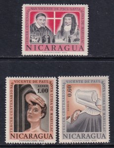 Nicaragua C516-C518 MNH VF