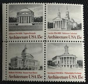 US #1779-1782 (1782a) MNH Block of 4 SCV $1.25 L3