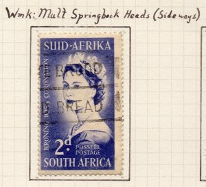 South Africa 1953 Early Issue Fine Used 2d. NW-157003