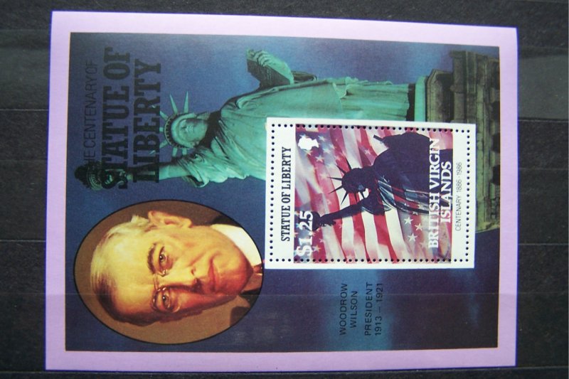 British Virgin Islands 1986 MNH The 100th Anniversary of Statue of Liberty