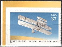 #3783, Single. \First Flight\  .37 cent, MNH (1)