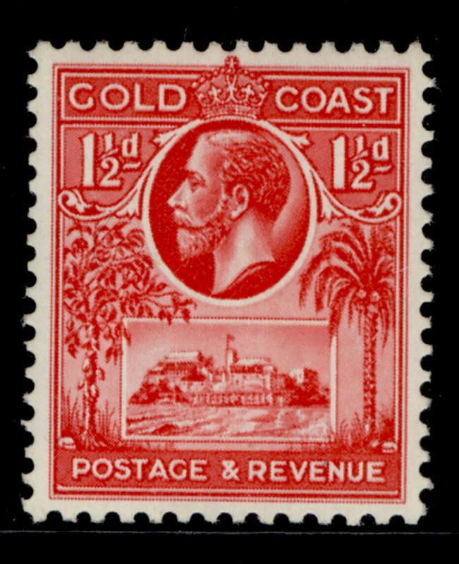 GOLD COAST GV SG105, 1½d scarlet, M MINT.