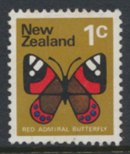 New Zealand SG 916  Used   SC# 439 Butterfly 1970    see scan