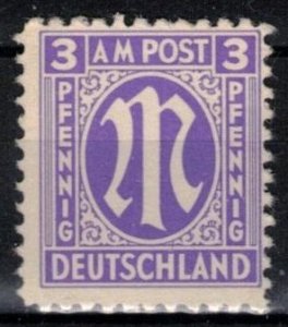 Germany - Allied Occupation - AMG - Scott 3N2 MNH (SP)