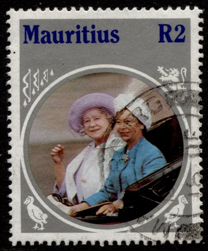Mauritius #605 Queen Mother Birthday Used CV$0.65