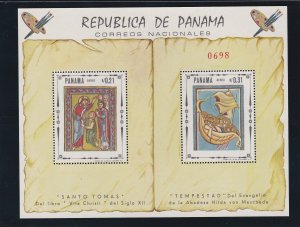 Panama # 482H, Famous Paintings Souvenir Sheet, NH, 1/2 Cat.