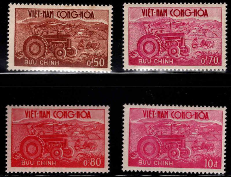 South Vietnam Scott 150-153 MH* Tractor set