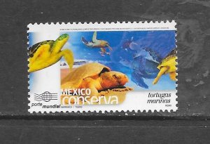 MEXICO #2473 CONSERVATION-TURTLES MNH