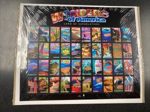 FDC 4033-4072 Wonders Of America Full Sheet 1st Day Of Issued 2006