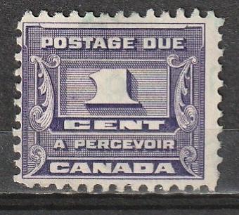 J11 Canada Mint NG Postage Due