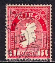 Ireland; 1941: Sc. # 107:  Used Wmk. 262 Single Stamp +