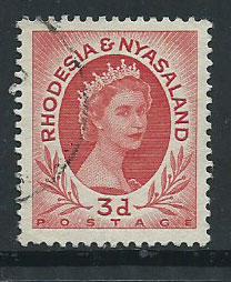 Rhodesia & Nyasaland SG 4  VFU