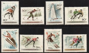 Hungary Sc #C158-C165 Mint Hinged