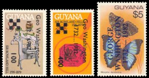 Guyana 1982 Scott #479-481 Mint Never Hinged