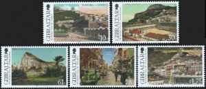 Gibraltar #1378-1382  MNH - Old Views Of Gibraltar (2013)