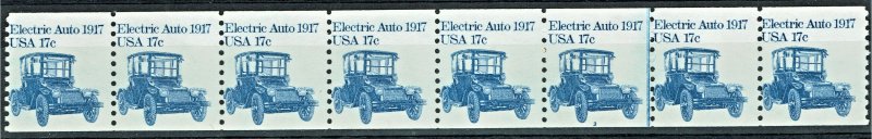 [0958] 1981 Scott#1906 MNH COIL STRIP OF 8 with plate #3