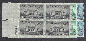 C34-C36 Mint,OG,NH... Plate Blocks of 4... SCV $6.60