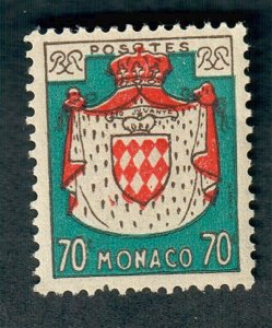 Monaco #313 Mint Hinged single