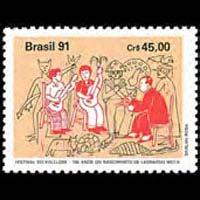 BRAZIL 1991 - Scott# 2325 Folklore Fest. Set of 1 NH