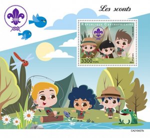 C A R - 2021 - Scouts - Perf Souv Sheet - Mint Never Hinged