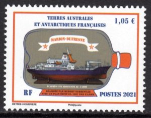 TAAF FRANCE ANTARCTIC 2021 SHIPS MARION DUFRESNE NAVIRES SCHIFFE NAVI FSAT
