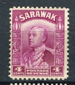 SARAWAK; 1934 early Brooke issue fine Mint hinged  4c. value