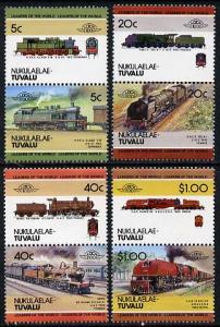 Tuvalu - Nukulaelae 1984 Locomotives #2 (Leaders of the W...