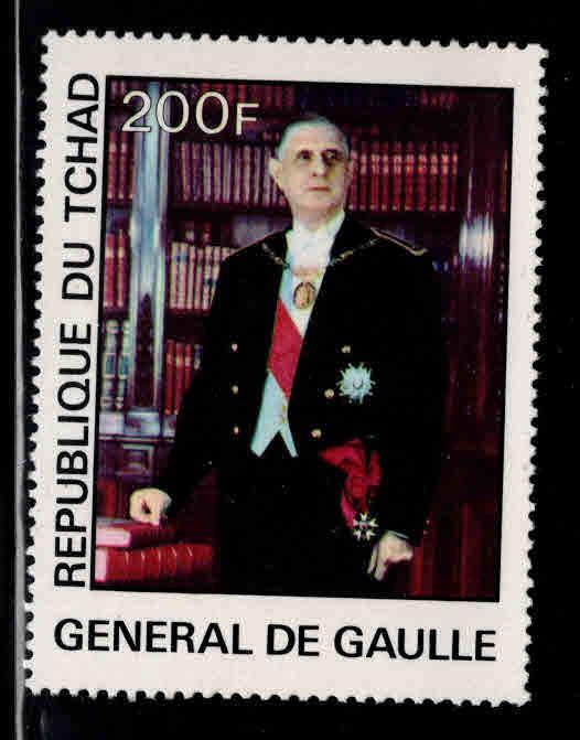 Chad TCHAD Scott 333 Charles de Gaulle stamp MH*