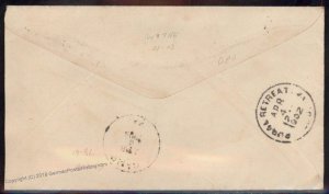 Virginia 1902 Hubble VA DPO 1901-3 Helbock R6 Cover Camp Rural Retreat 92454