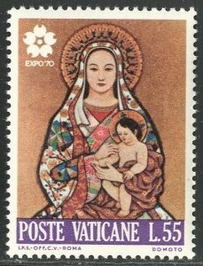 VATICAN CITY #481 - MINT NH - 1970 - VAT027