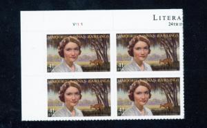 US  4223  Marjorie Kinnan Rawlings 41c - Plate Block of 4 - MNH - V1111  UL 