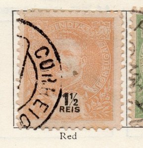 Portuguese India 1898-1900 Early Issue Fine Used 1.5r. NW-265439