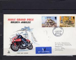 Isle of Man  Anniv of Grand Prix FDC