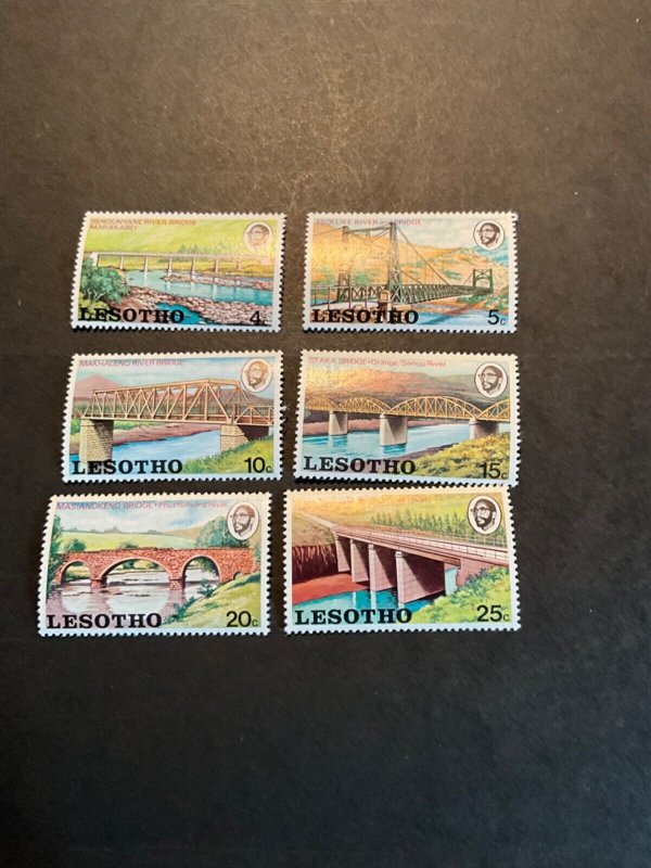 Stamps Lesotho Scott #160-5 nh