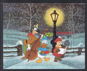 Antigua Redonda Disney's Christmas 1981 Souvenir Sheet MNH VF