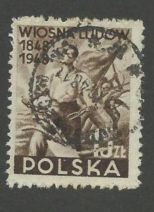 1948 Poland Scott Catalog Number 417 Used